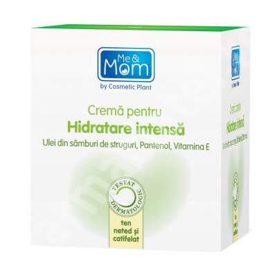 Crema pentru hidratare intensa Me and Mom, 50 ml, Cosmetic Plant