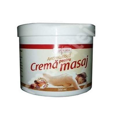 Crema pentru masaj anticelulitica cu extract de Scortisoara, 500 ml, Casa Herba