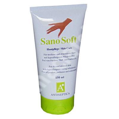 Crema pentru piele uscata Sano Soft, 150 ml, Antiseptica