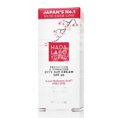 Crema protectoare si hidratanta SPF 20 cu acid super hialuronic, 50 ml, Hada Labo Tokyo