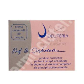 Crema universala de noapte, 50 ml, Deuteria Cosmetics