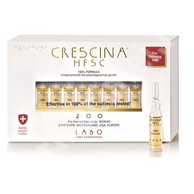 Crescina Re-Growth HFSC 200 Woman, 10 fiole, Labo
