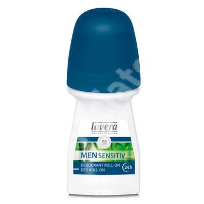 Deodorant roll-on Bio sensitive 24H pentru barbati, 50 ml, Lavera