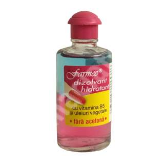 Dizolvant hidratant fara acetona, 50 ml, Farmec