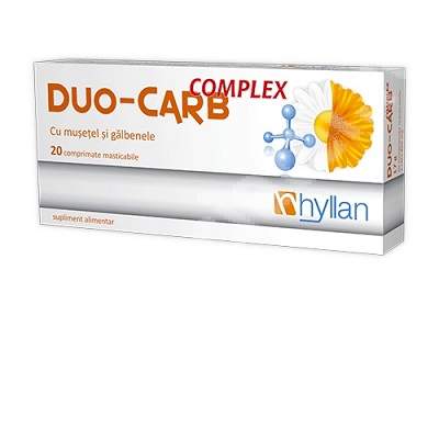 Duo-Carb, 20 comprimate, Hyllan