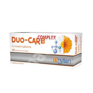 Duo-Carb Complex, 20 comprimate, Hyllan