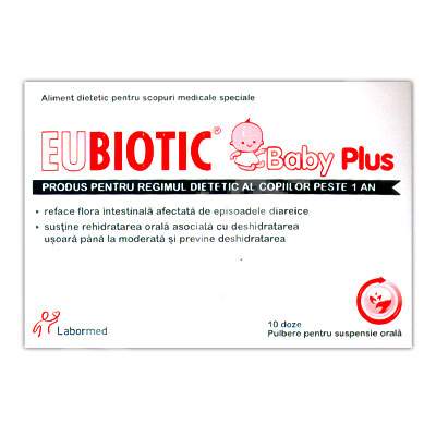 Eubiotic Baby Plus, 10 doze, Labormed