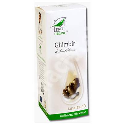 Extract de ghimbir, 50 ml, Pro Natura