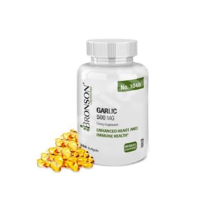 Extract de usturoi fara miros Garlic, 250 capsule, 500 mg, Bronson Laboratories
