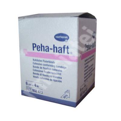 Fașa elastică autoadezivă Peha-haft, 6cmx4m (932442), Hartmann