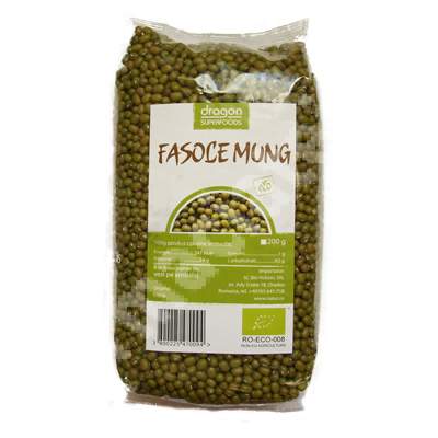 Fasole Mung Eco, 500 g, Dragon Superfoods