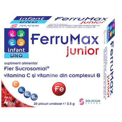FerruMax junior Infant Uno, 20 plicuri, Solacium Pharma