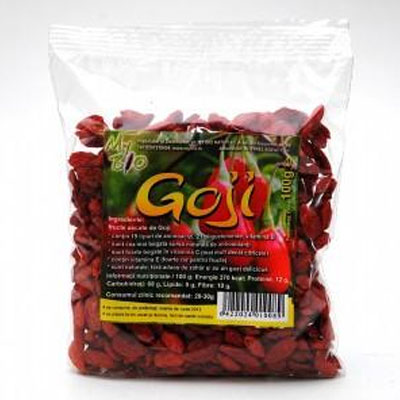 Fructe uscate de Goji, 100 g, My Bio Natura