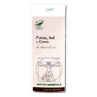 Fucus & Iod & Crom, 30 capsule, Pro Natura