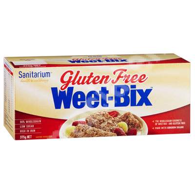 Fulgi presati din sorg integral fara gluten Weet-Bix, 375g, Sanitarium