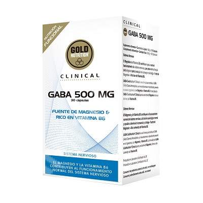 Gaba, 500 mg, 30 capsule, Gold Nutrition