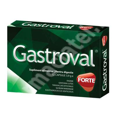 Gastroval Forte, 12 capsule, Valentis