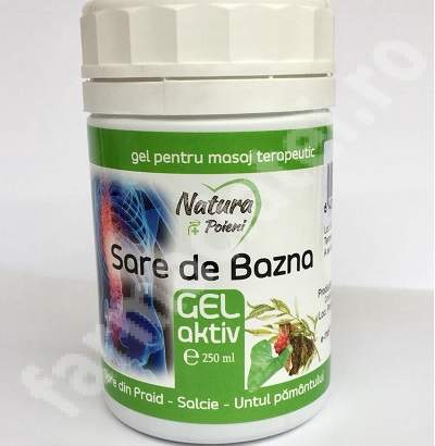 Gel Aktiv Sare de Bazna, 250 ml -  Natura Plant