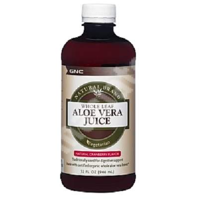 Gel Aloe Vera Natural Brand cu aroma de merisoare (365957), 946 ml, GNC