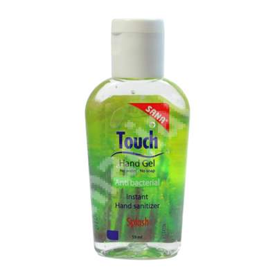Gel antibacterian pentru maini Splash, 59 ml, Touch