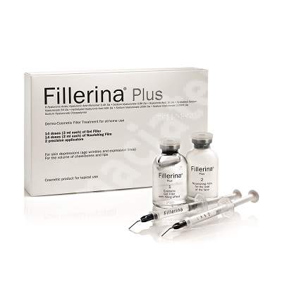 Gel de umplere Fillerina Plus, Grad 4, 2 x 30 ml + 2 aplicatoare, Labo