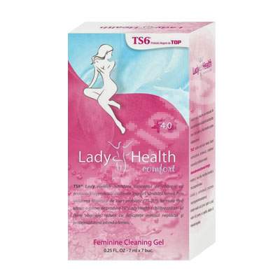 Gel intim calmant Lady Health comfort, 7ml x 7 bucati, Tensall Bio-Tech