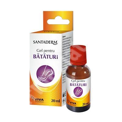 Gel pentru bataturi Santaderm, 20 ml, Viva Pharma