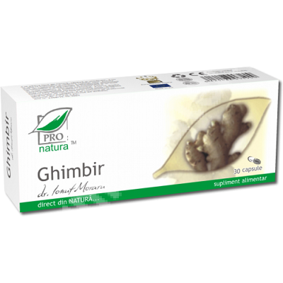 Ghimbir detox % natural, capsule, Health Nutrition | marzipan.ro