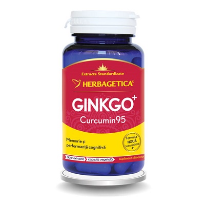 Gingko Curcumin95, 30 capsule, Herbagetica