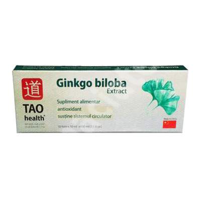 Ginkgo Biloba, 10 fiole, Tao Health
