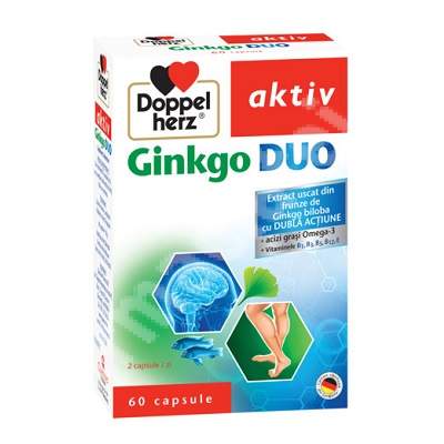 Ginkgo DUO, 60 capsule, Doppelherz