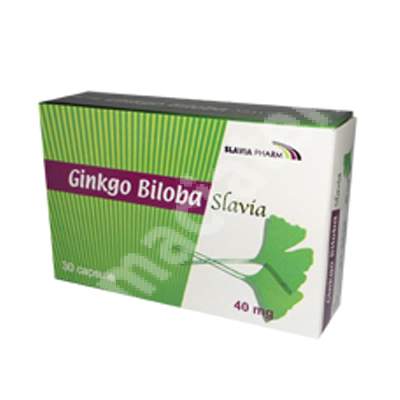 Ginko Biloba, 30 capsule, Slavia Pharm