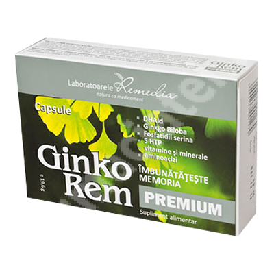 Ginko Rem, 30 capsule, Remedia