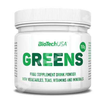 Green bautura cu legume, ceaiuri, vitamine si minerale, 150 g, BiotechUSA