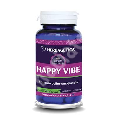 Happy Vibe, 60 capsule, Herbagetica