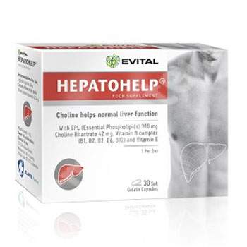 Hepatohelp, 30 capsule, Evital