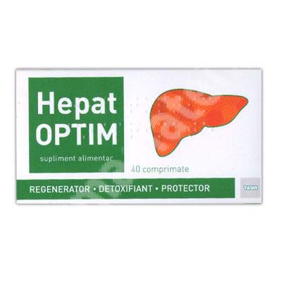HepatOptim, 40 comprimate, Teva Pharmaceuticals