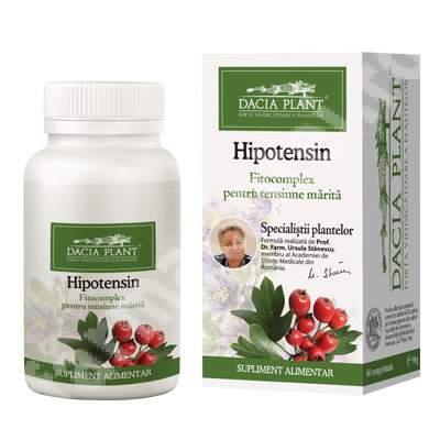 Hipotensin, 60 comprimate, Dacia Plant