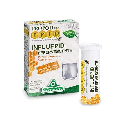 Influepid efervescent PropoliPlus, 20 comprimate, Specchiasol