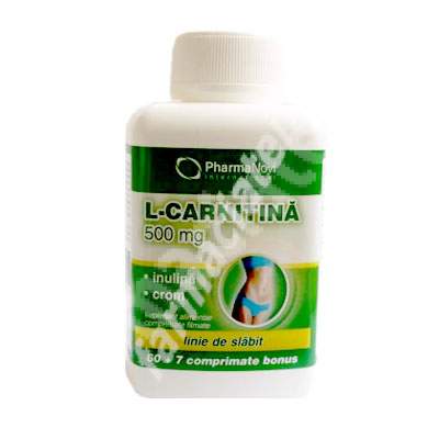 L-Carnitina + Inulina + Crom, 67 capsule, Phararanovi