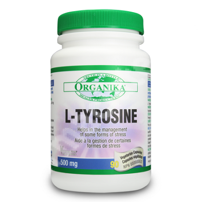 L-Tyrosine 500 mg, 90 capsule, Organika