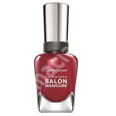 Lac de unghii Complete Salon Manicure, 575 Red-Handed, 14.7 ml, Sally Hansen