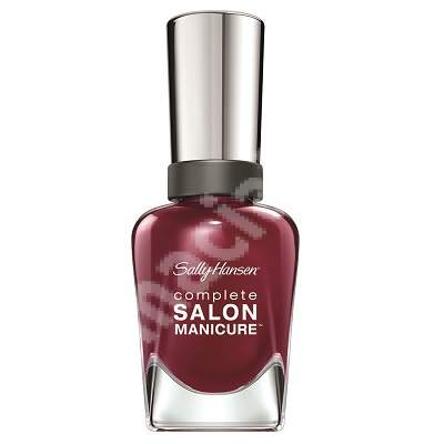 Lac de unghii Complete Salon Manicure, 610 Red Zin, 14.7 ml, Sally Hansen
