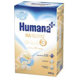 Lapte praf de crestere HA Formula 3, Gr. 10 luni, 500 g, Humana