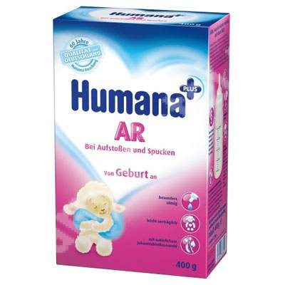 Lapte praf formula AR, Gr. 0 luni, 400 g, Humana
