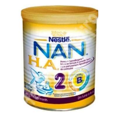 Lapte praf Nan HA 2, 400 g, Nestle