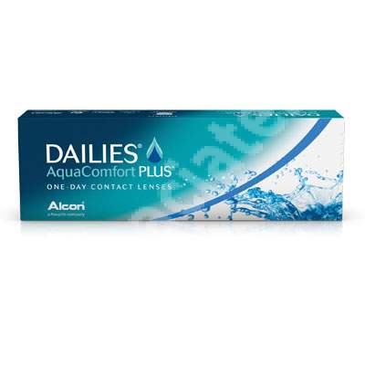 Lentile de contact Dailies Aqua Comfort Plus, -0.75, 30 bucăți, Alcon