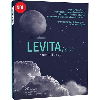 Levita fast  somnatural Mindbalance, 20 plicuri, Pharmnet