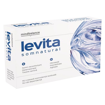 Levita somnatural Mindbalance, 30 capsule vegetale, Pharmnet