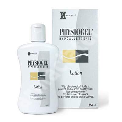 Lotiune de corp pentru pielea sensibila si uscata Physiogel, 200 ml, Stiefel